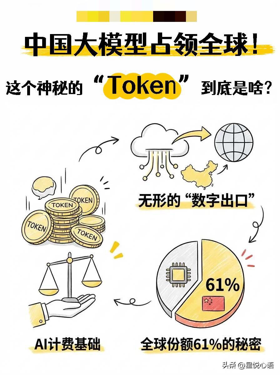 大白话看懂AI大模型里的Token是个啥？
中国大模型太牛了！直接拿下全球61%