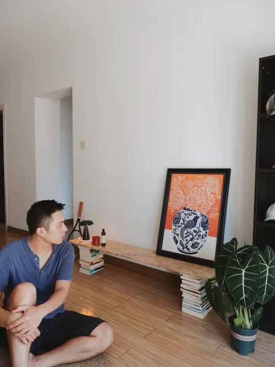 百元自制大理石置物架～