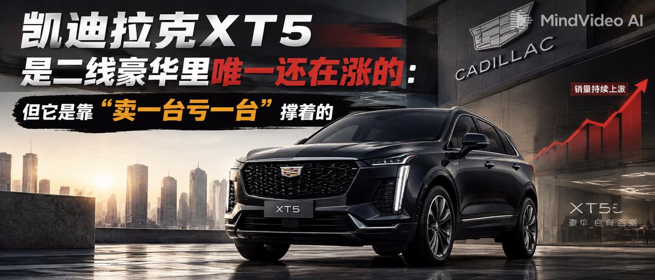 凯迪拉克XT5优惠14.4万，裸车只要25.59万？

7月二线豪华车市整体跌了