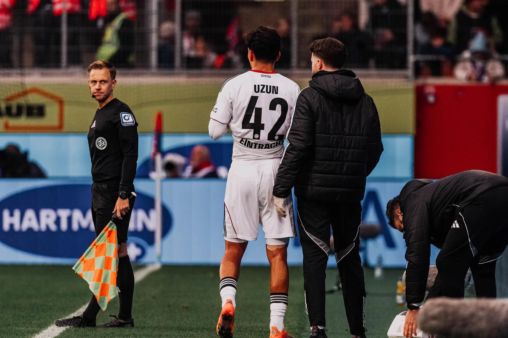 法兰克福官方：乌尊遭遇肌肉受伤，恢复时间尚未确定