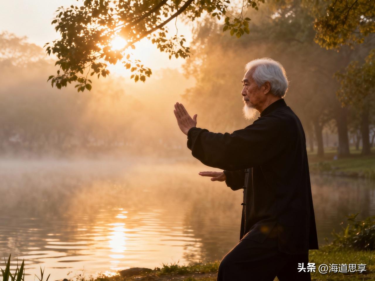 可能是清晨去公园练太极，和老伙计们唠几句家常；可能是午后在阳台侍弄花草，看阳光透