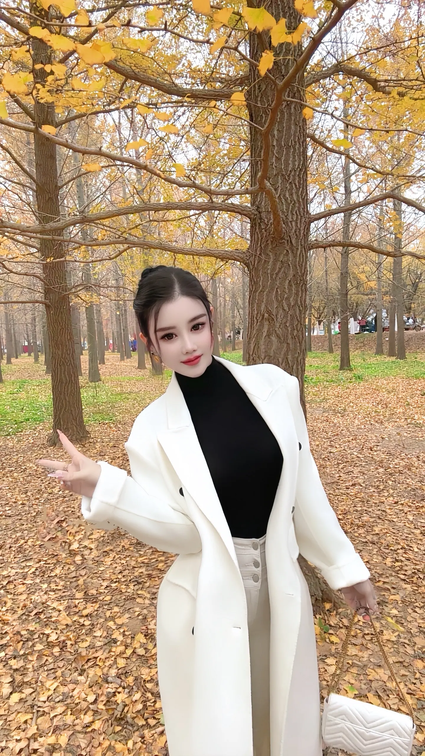 从来银杏不负秋。穿搭分享