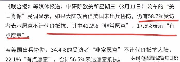 弯弯民调，58%的人叫嚣要抵抗……

我们要的是祖宗留下来的土地，而不是要生活在