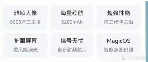 荣耀200的的核心卖点都在这张图里面了！雅顾5000万人像，5200毫安青海湖电