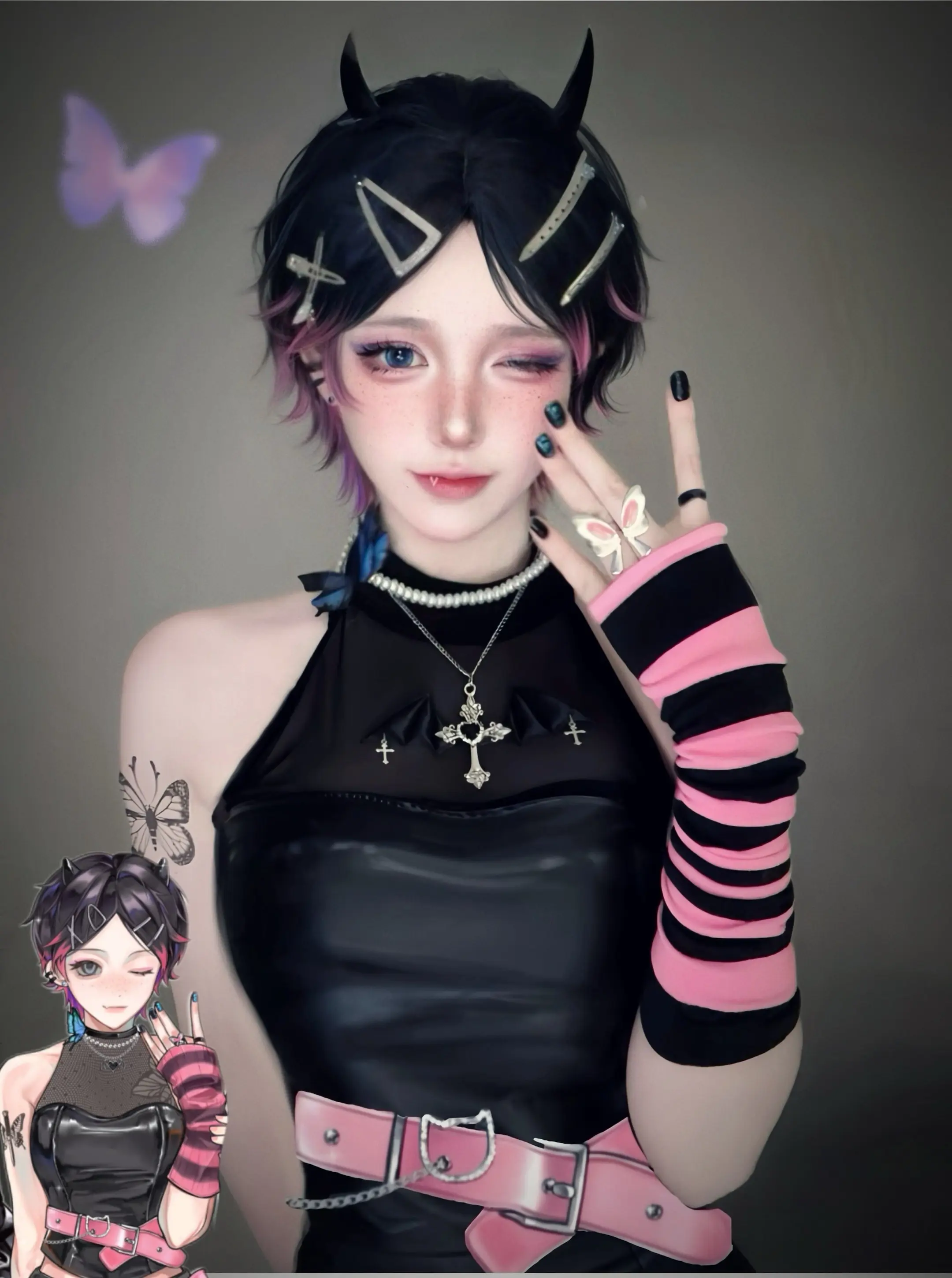 乐队clove 🦋。同人画师是野火革金