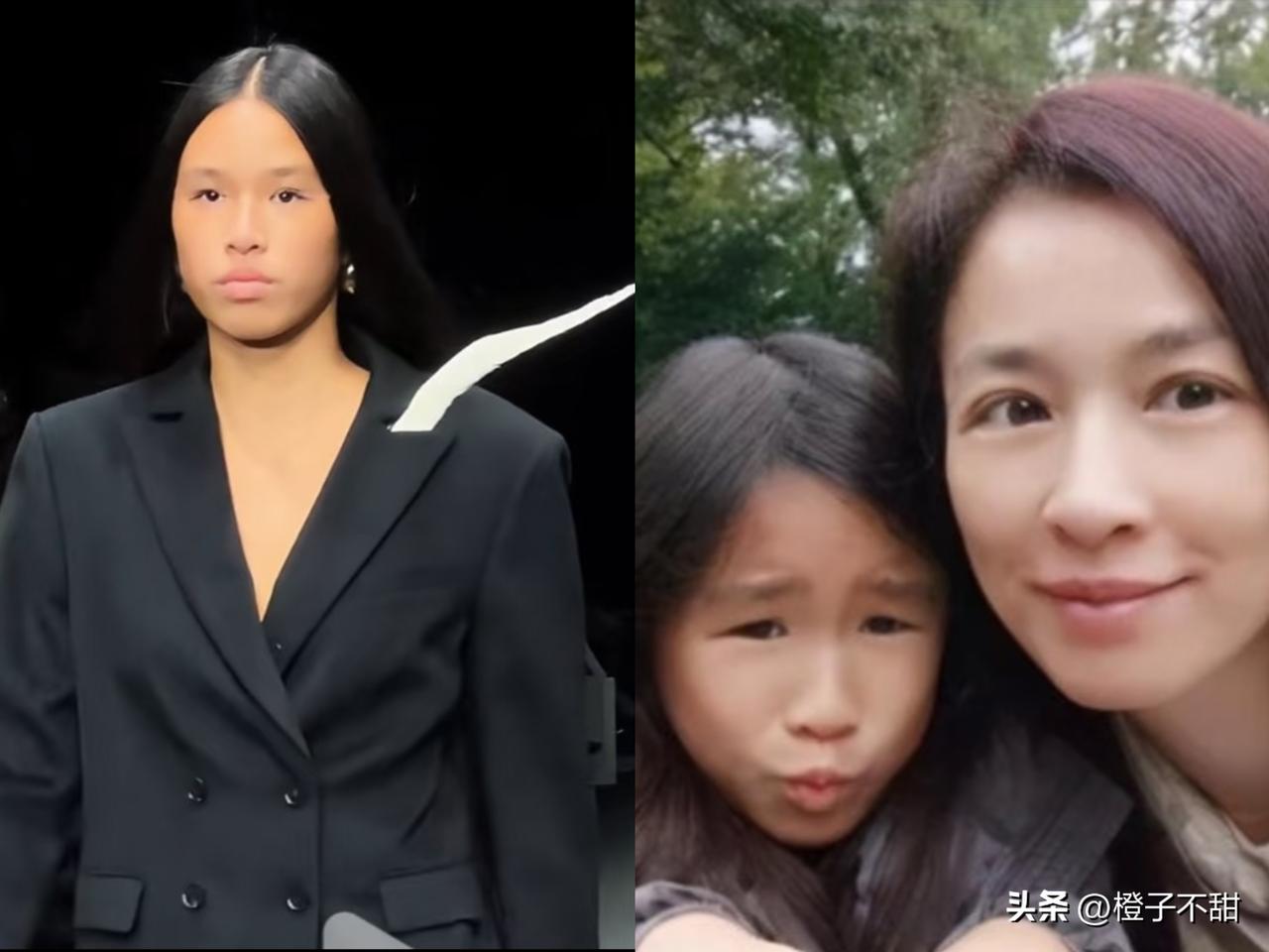 当年全网嘲她长得丑，

现在人家去巴黎赚美金了。

张庭闺女16岁，别人家孩子还