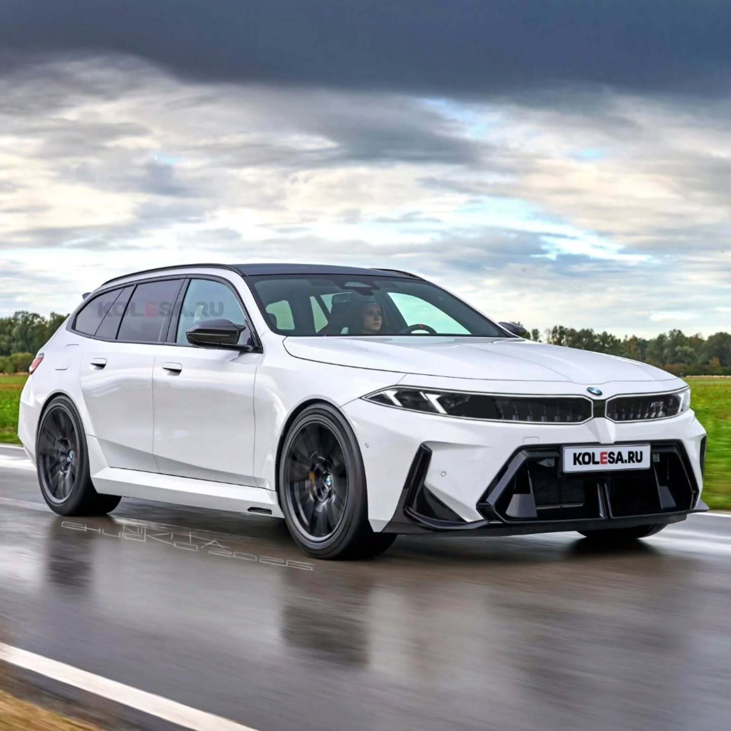 中期改款的5系Touring假想图bmwsky宝马5系