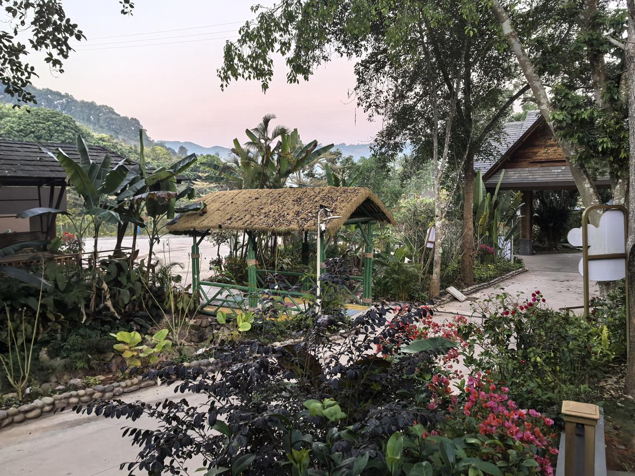 普洱的清晨，清冷，寒意阵阵和昨天到来时的温暖，热烈明媚迥然不同。
      住