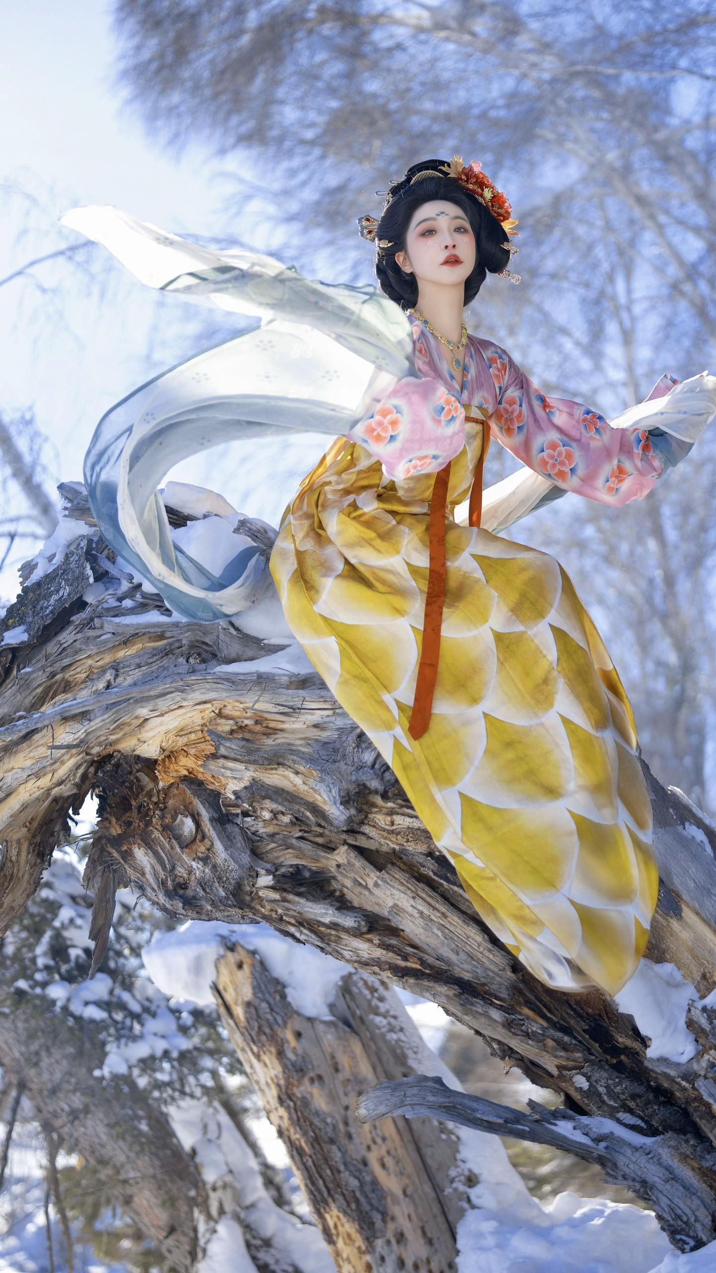 我从长安来，只为这满江雪。唐风