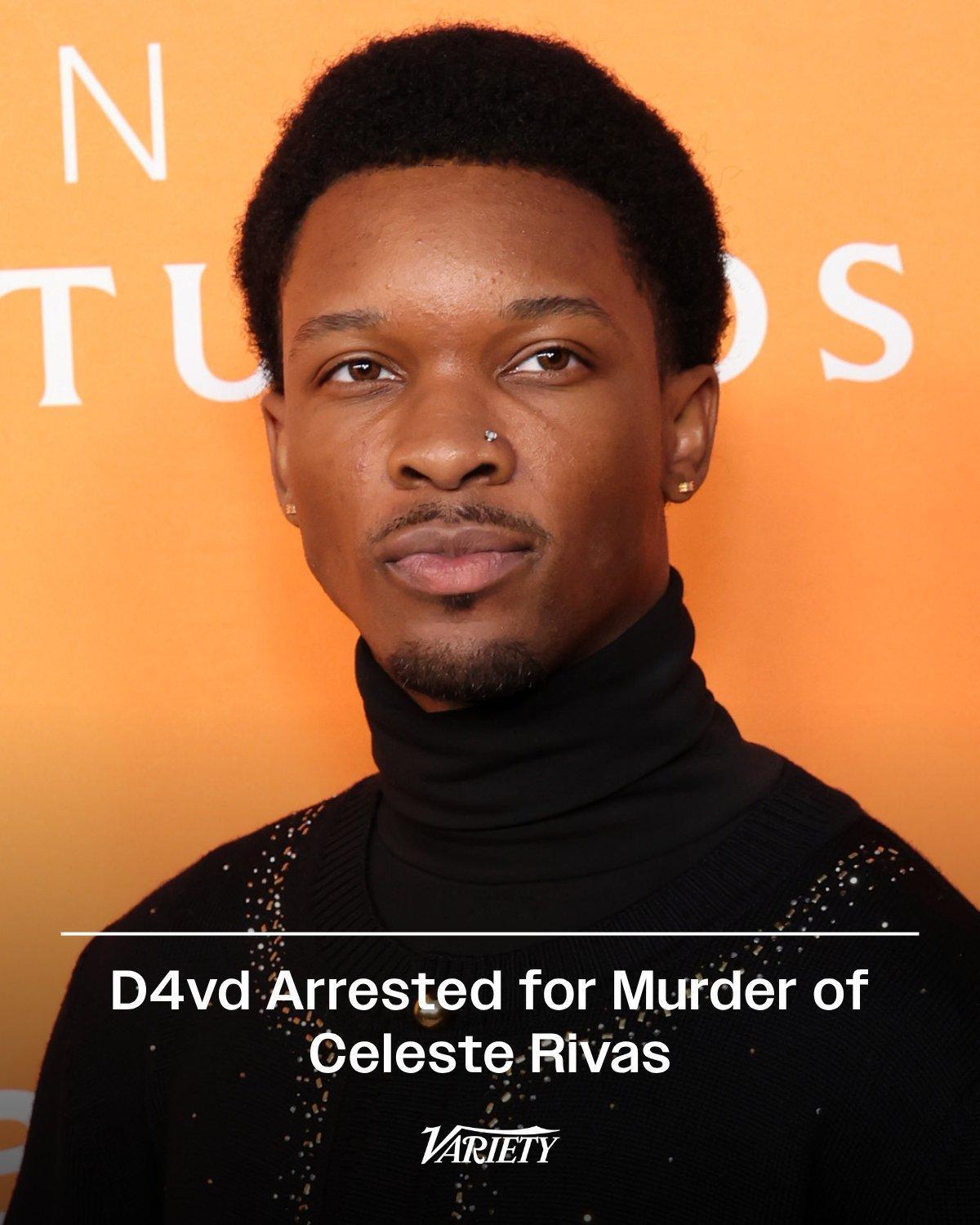 【😰】歌手D4vd因涉嫌杀害分尸14岁少女被捕！去年9月，D4vd名下的一辆车