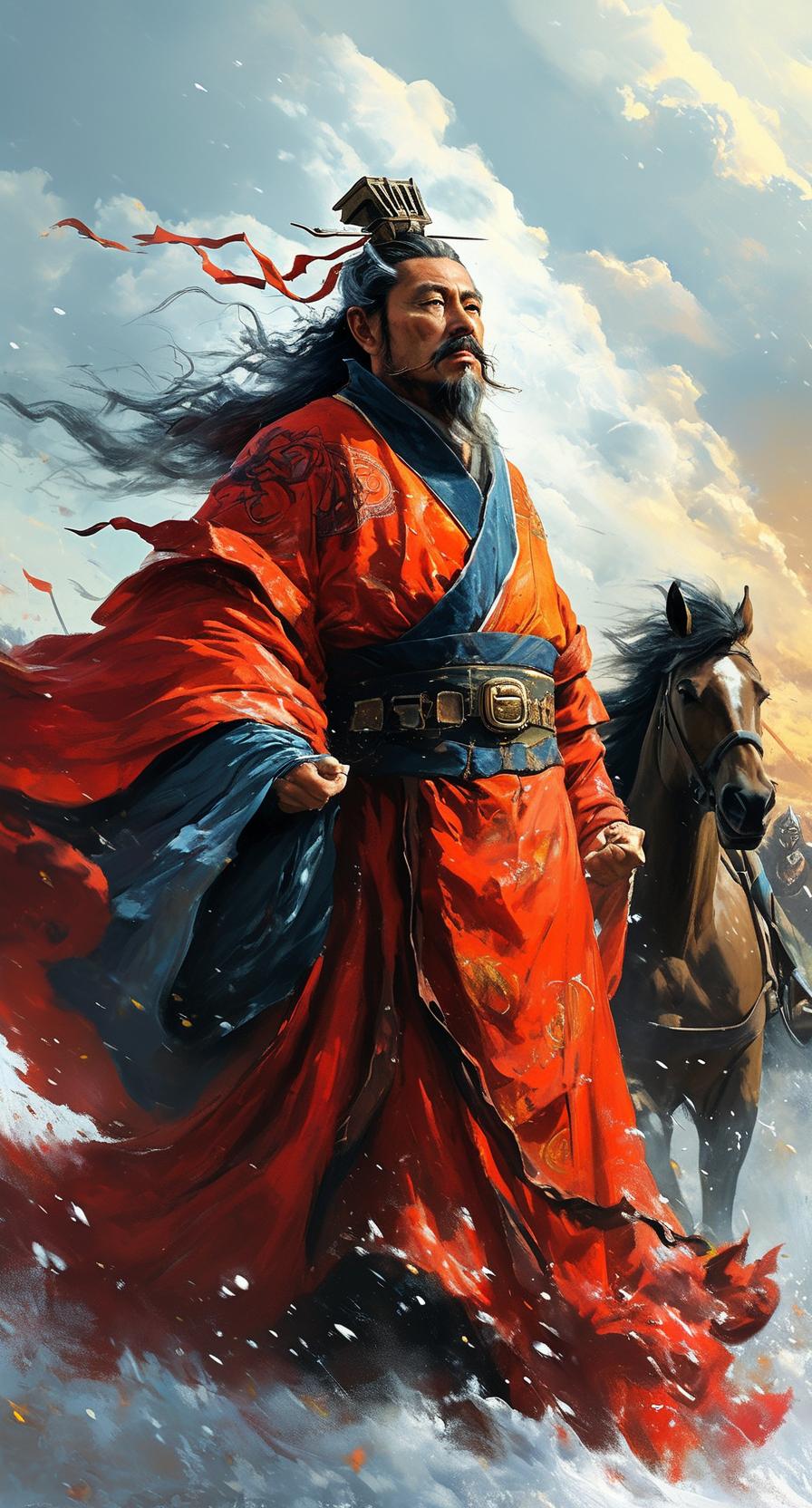 刘邦《大风歌》：一首震撼千古的英雄之歌，读懂它你就懂了汉朝崛起的秘密！

刘邦无