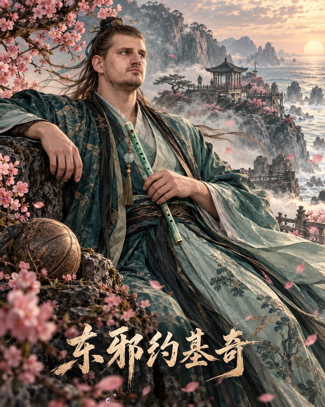 现在看约基奇打球，越来越像金庸笔下的黄药师。最令人叹服的并非弹指神通，也不是落英