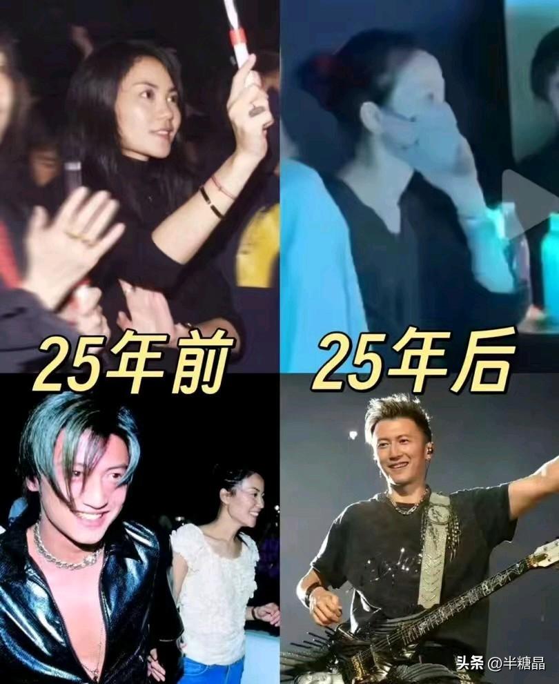 谢霆锋从小就是菲姐的粉丝，收藏她的海报，看她的演唱会。
真是用小说的方式打开他们