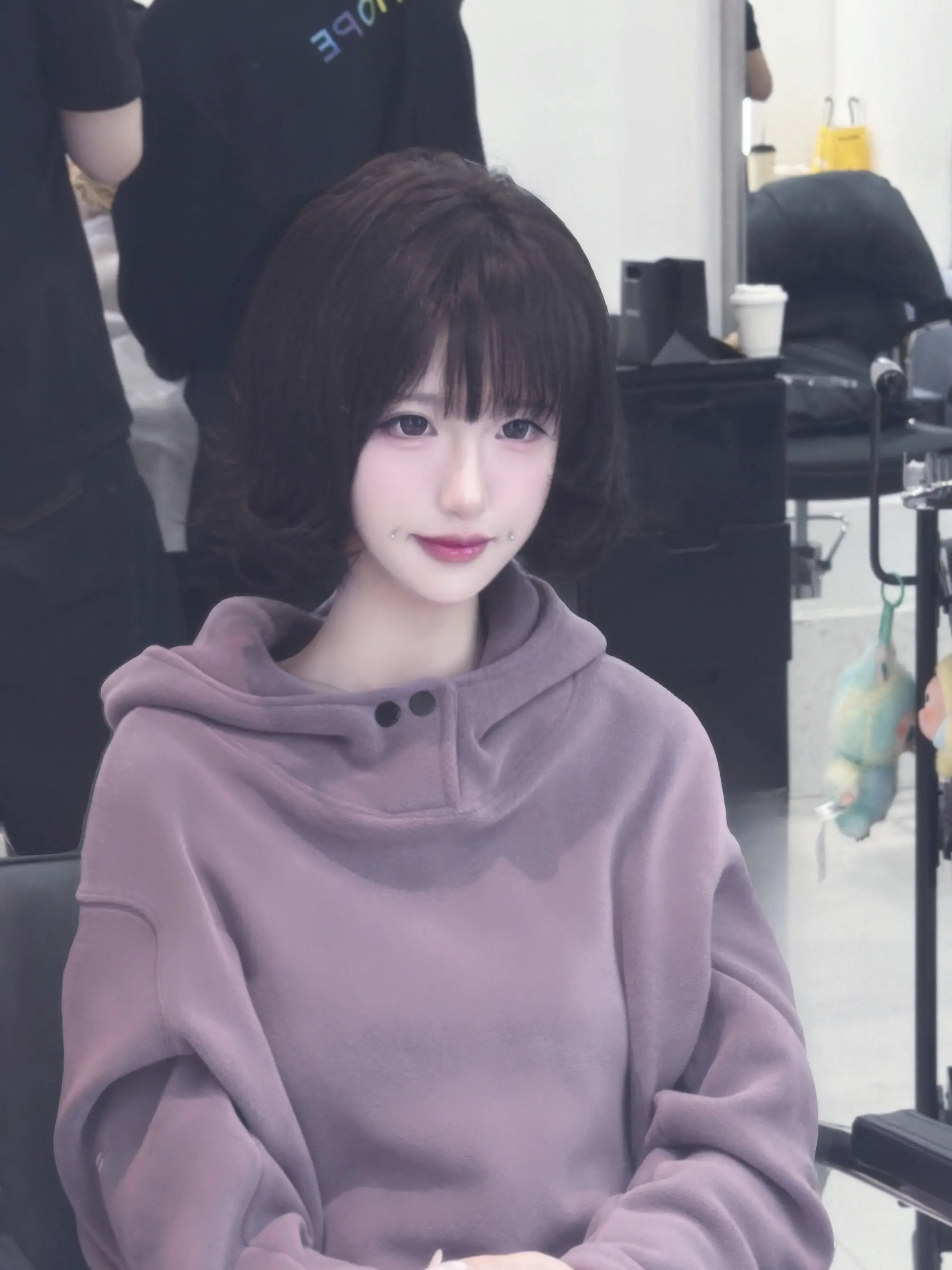 今天刚理完发登老婆的号发张美照！