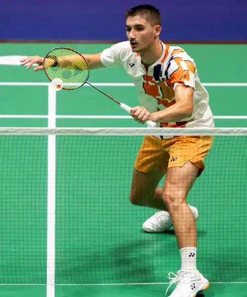 北京时间1月6日下午，刚刚结束了一场2026年马来西亚羽毛球公开赛男单1/16决