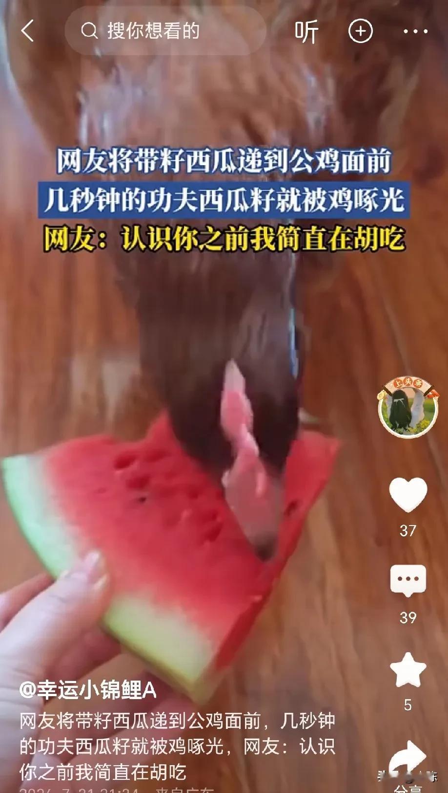 人怎么能这么聪明？女子的男友要吃无籽西瓜，不料，女子买回去切开一看，竟然是一个有