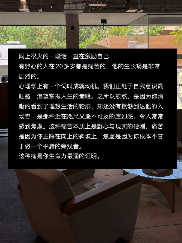 痛苦本质上是野心与现实的硬刚 