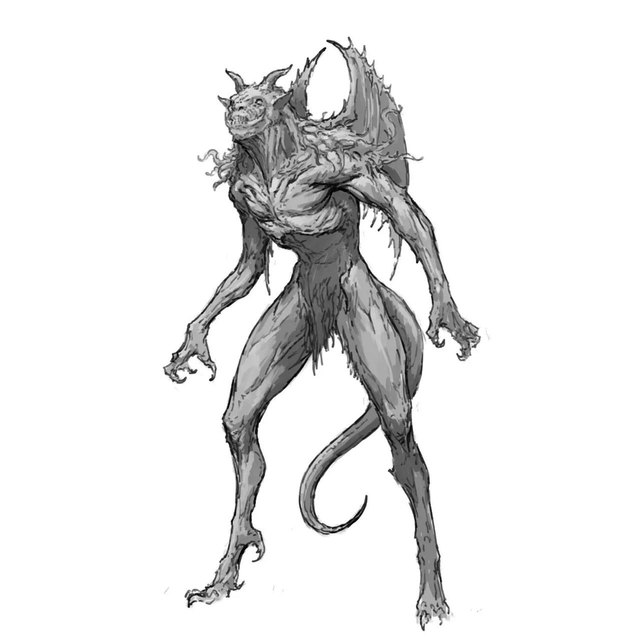 瑞安艺术总监Alex Boca的恶魔概念草图