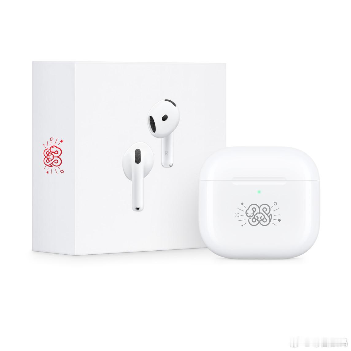 苹果推出AirPods 4蛇年特别版，1399[思考] 