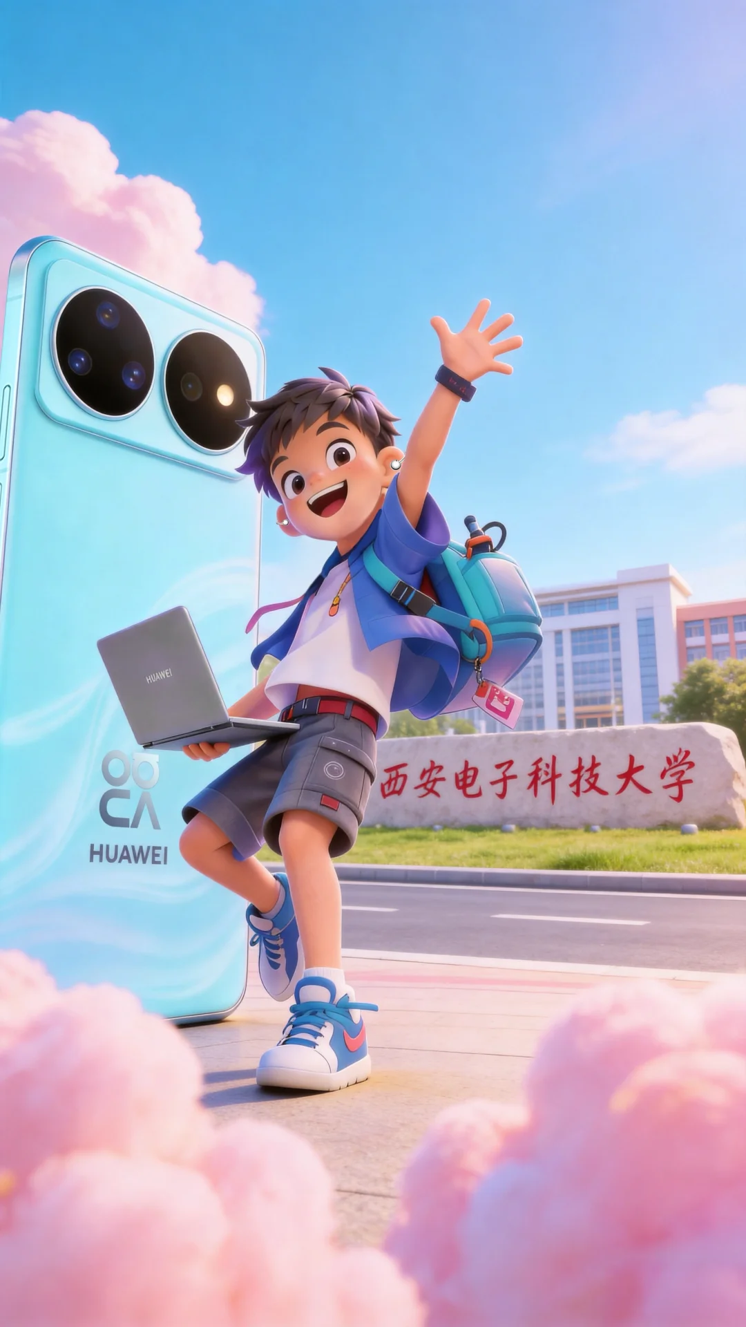 🥰带着nova 16走进陕西高校校园！