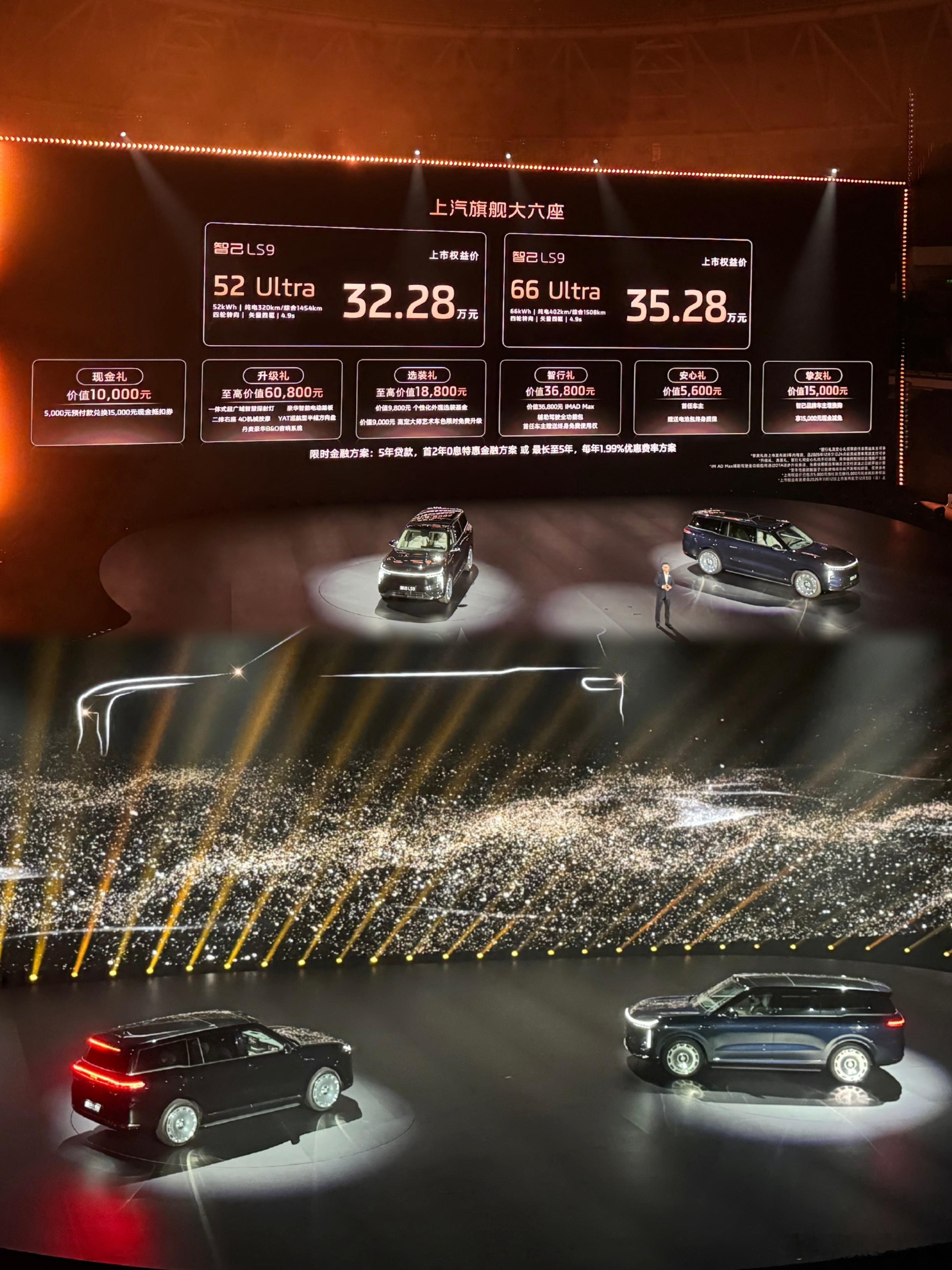 52 Ultra版：上市权益价32.28万元（52kWh电池）66 Ultra版