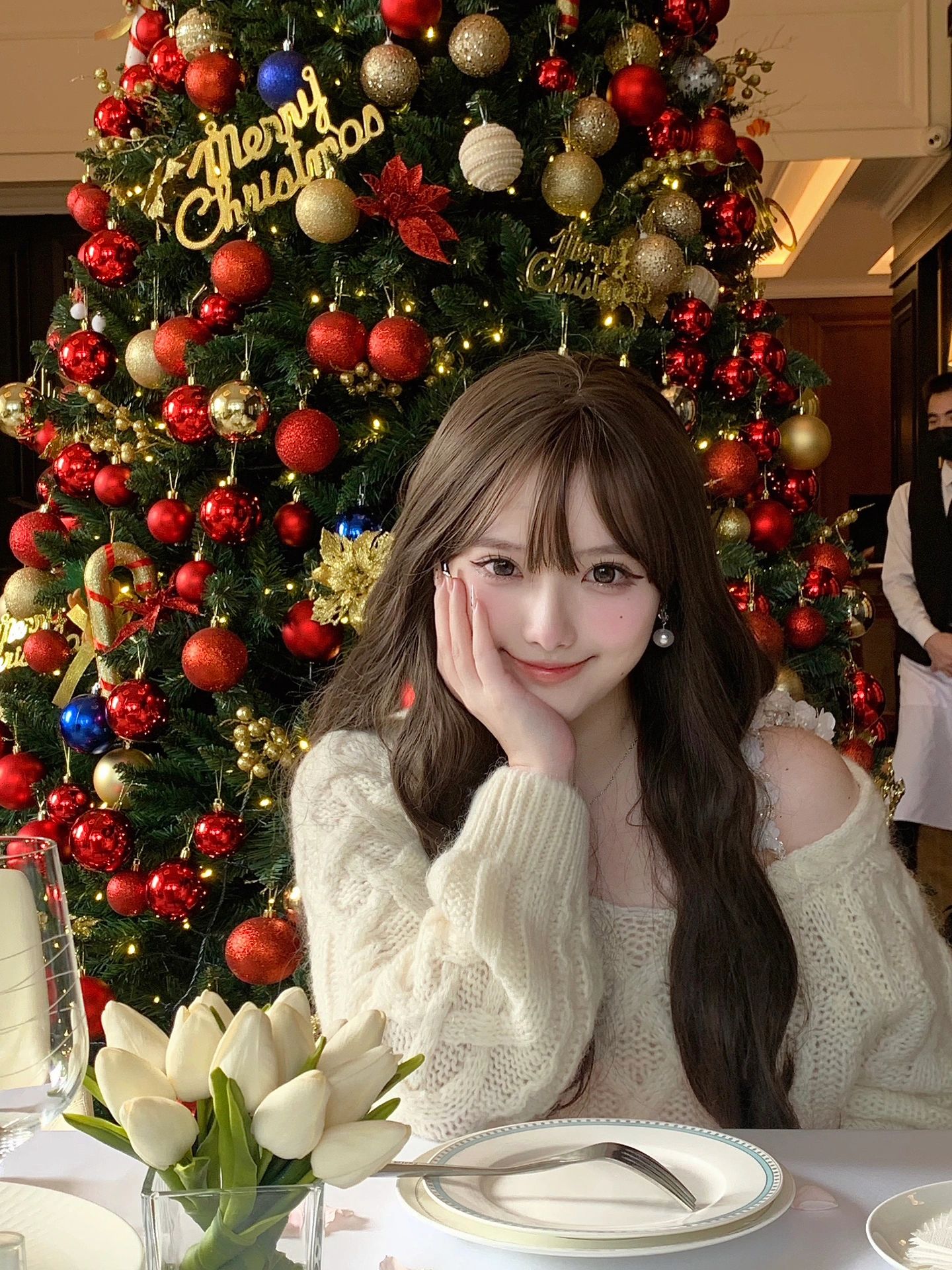深圳‼️第二颗餐厅圣诞树已就位✨🎄
