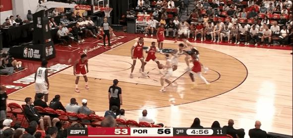 渐入佳境，杨瀚森获官方盛赞的同时也暴露了一个问题！

NBA夏季联赛，开拓者10