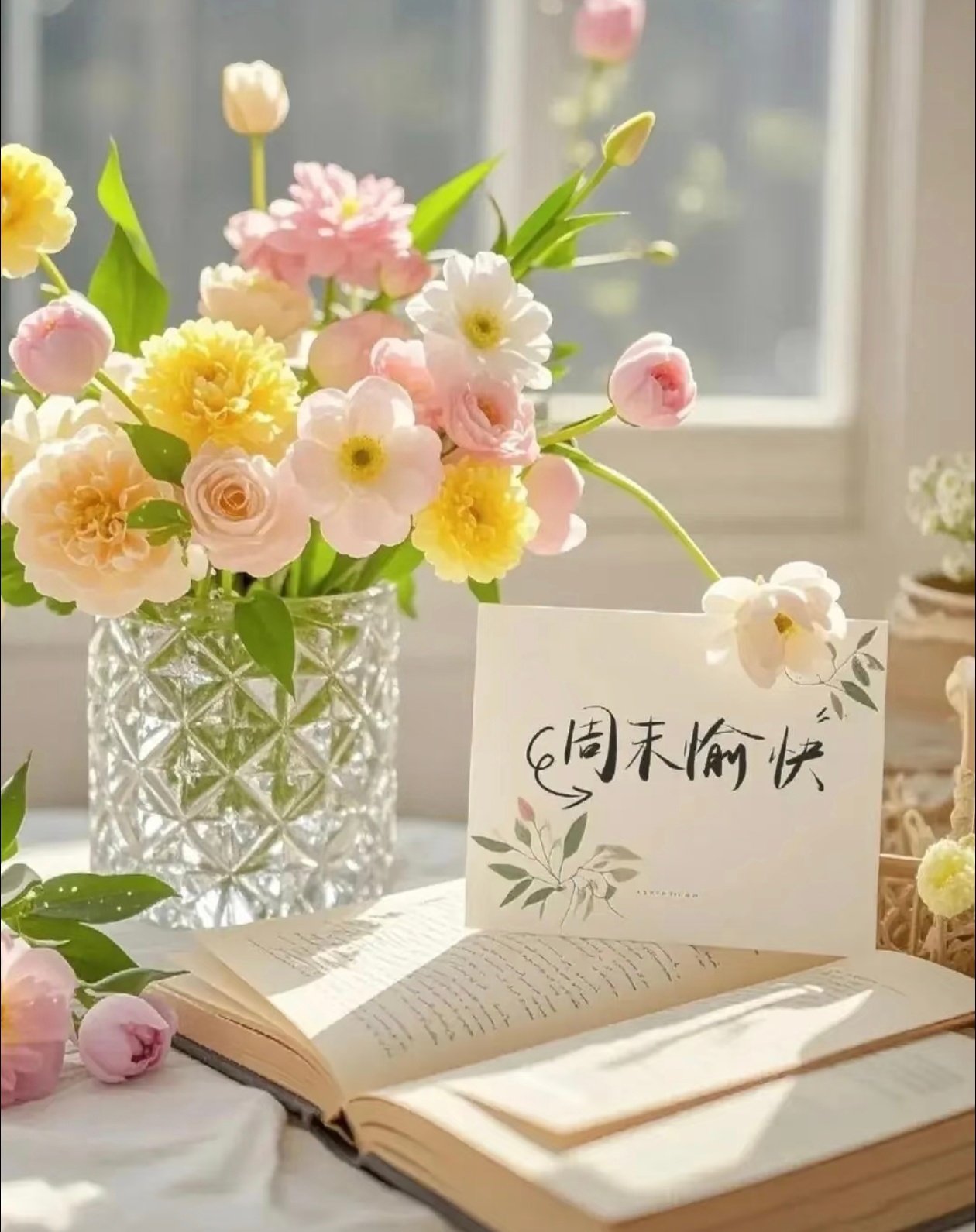 每一个今天都是限量版，用心感受，尽情生活，愿我们度过充实美好的一天，早安，周末愉