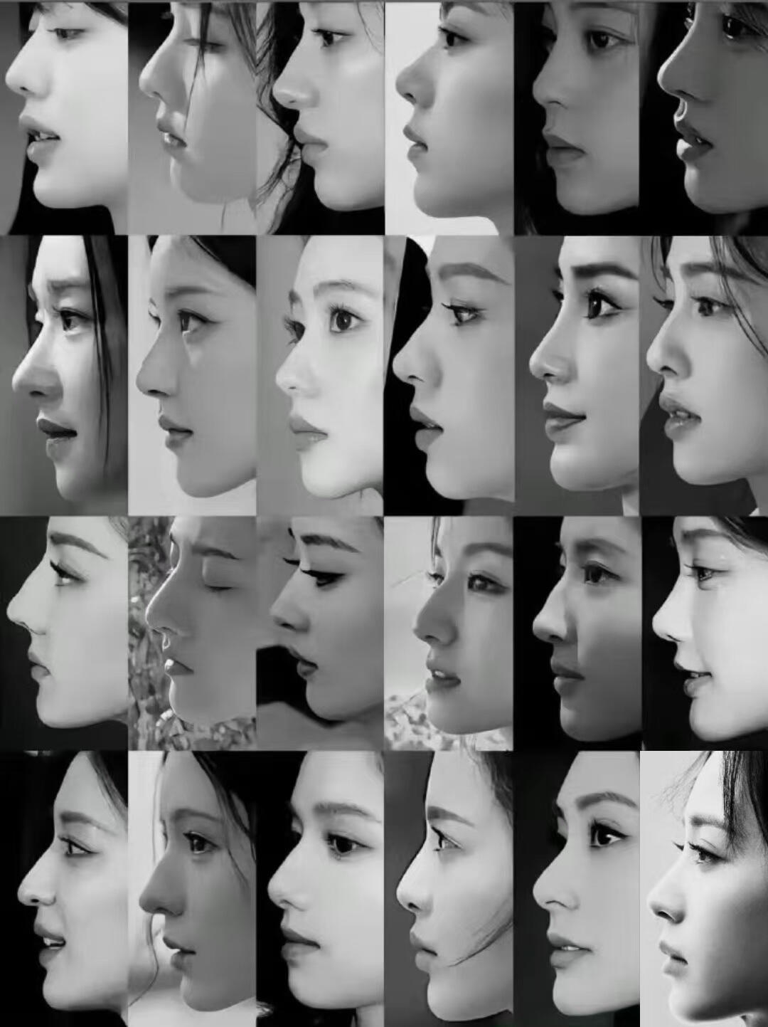 直观感受有些人一看就是明星...女明星的骨相和侧脸流畅度都好牛 