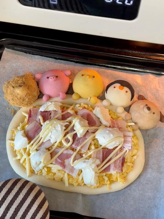 自制jellycat动物小宝盖被披萨🍕