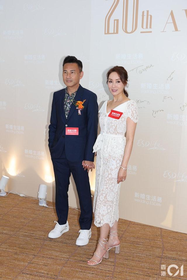 林文龙2004年迎娶「百亿千金」郭可盈，结婚20年恩爱如昔，育有14岁爱女林天若