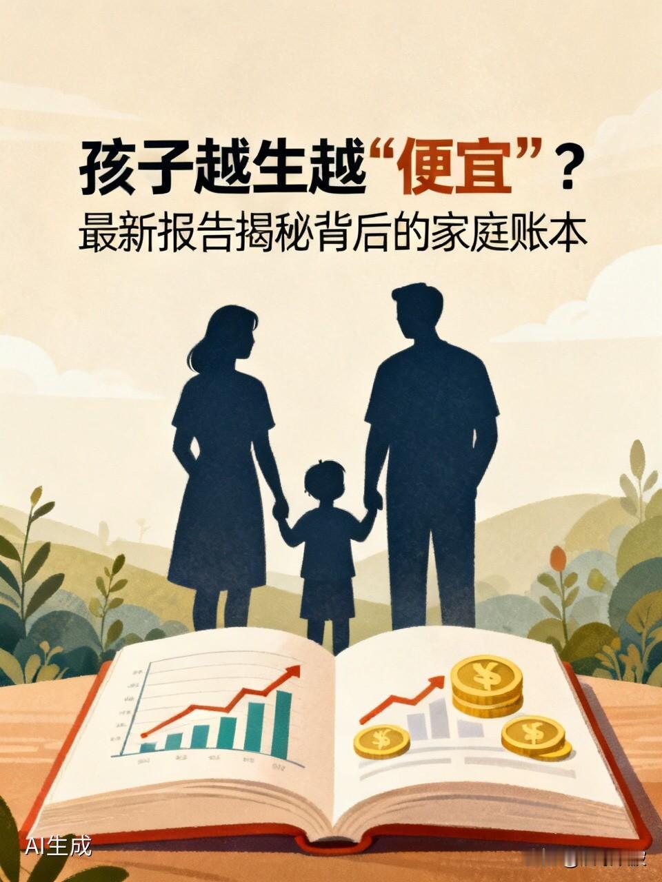 孩子越生越“便宜”？最新报告揭秘背后的家庭账本

  别再被“养娃百万”的说法吓