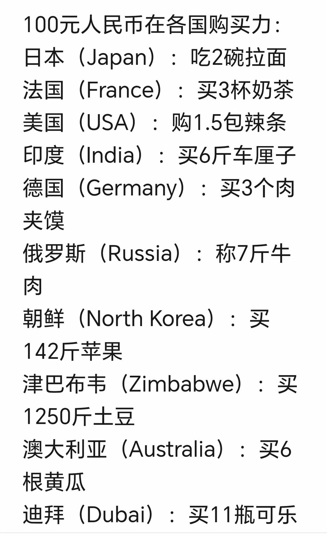 100元在津巴布韦能买1250斤土豆，倒运回国，这不就发财了吗❓  
   可是