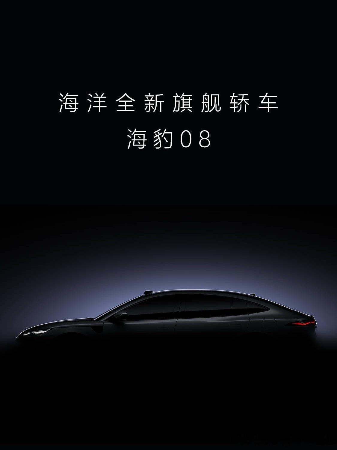 比亚迪海洋8系双旗舰正式定名海洋网全新旗舰要来啦！轿车海豹08、SUV海狮08，