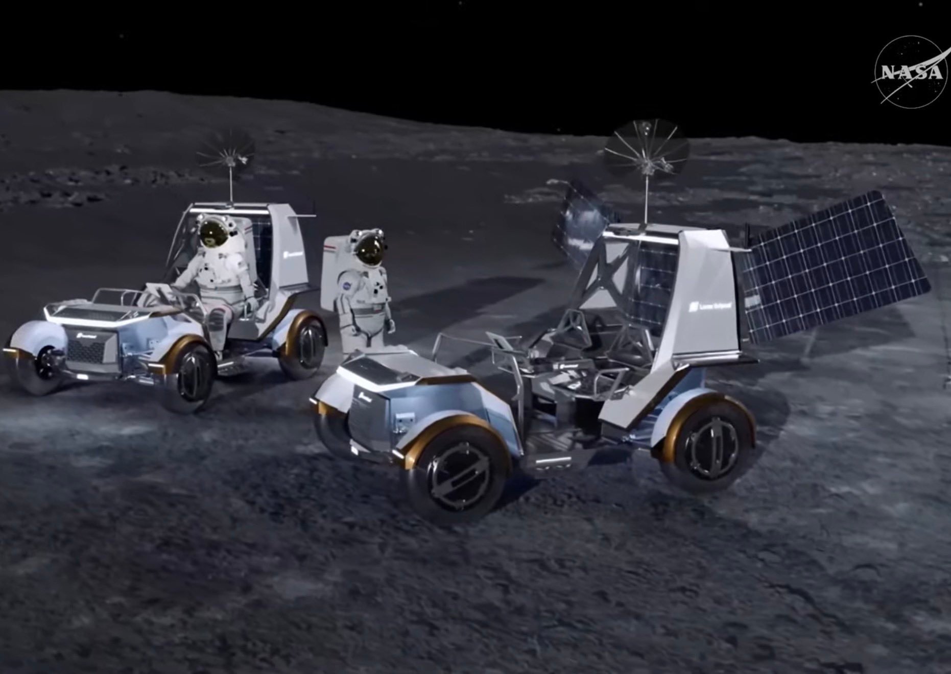 美国宇航局(NASA)授予Astrolab和Lunar Outpost公司，建造