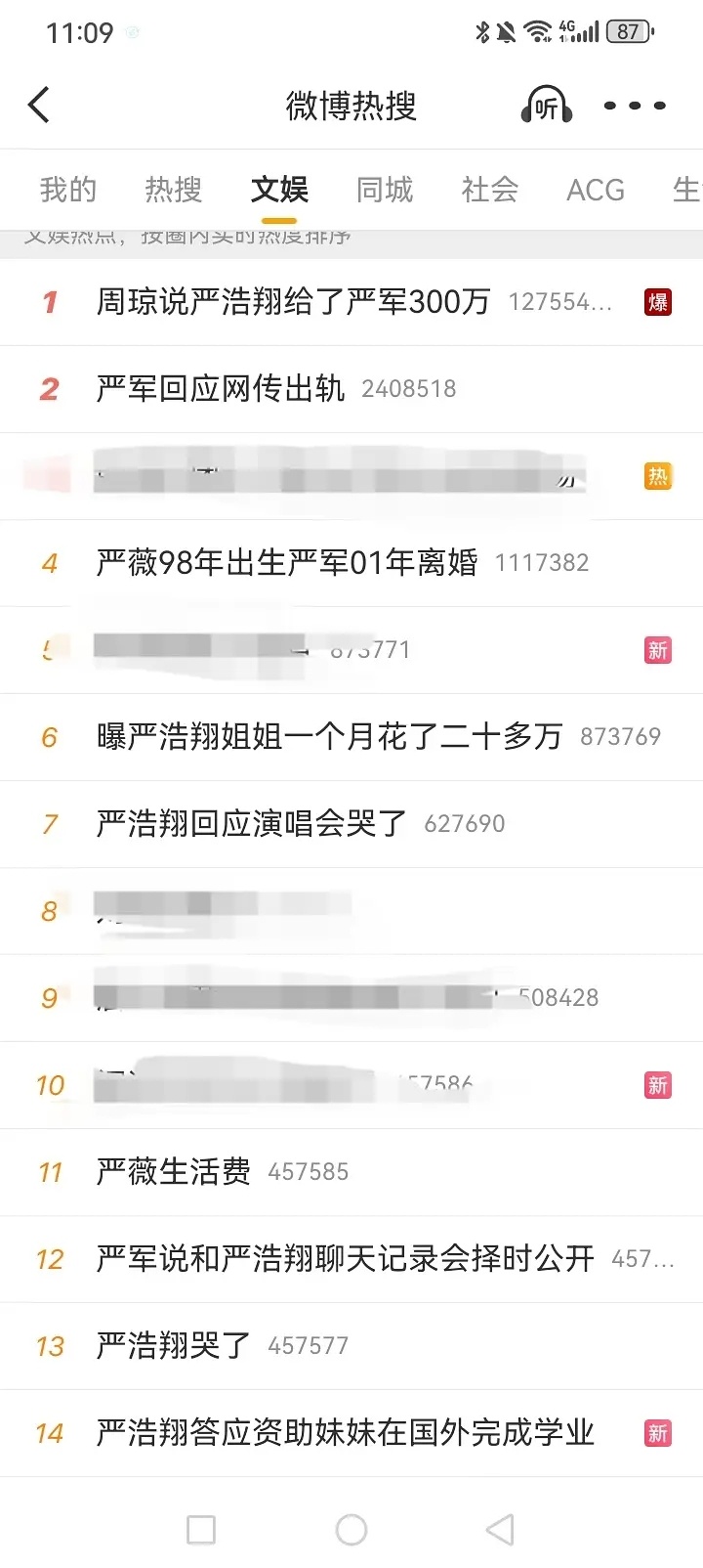 今天是严浩翔最红的一天。。直接屠榜，这次虐粉能直接晋升楼娱顶流吗曝严浩翔姐姐是设