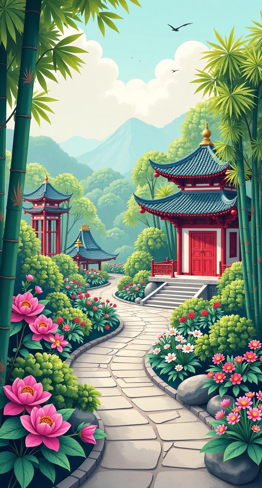 手机壁纸风景如画