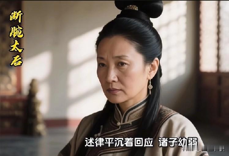 耶律德光的母亲述律后，被一汉族大臣逼的自断一臂。让断臂替代自己陪葬阿保机。

一