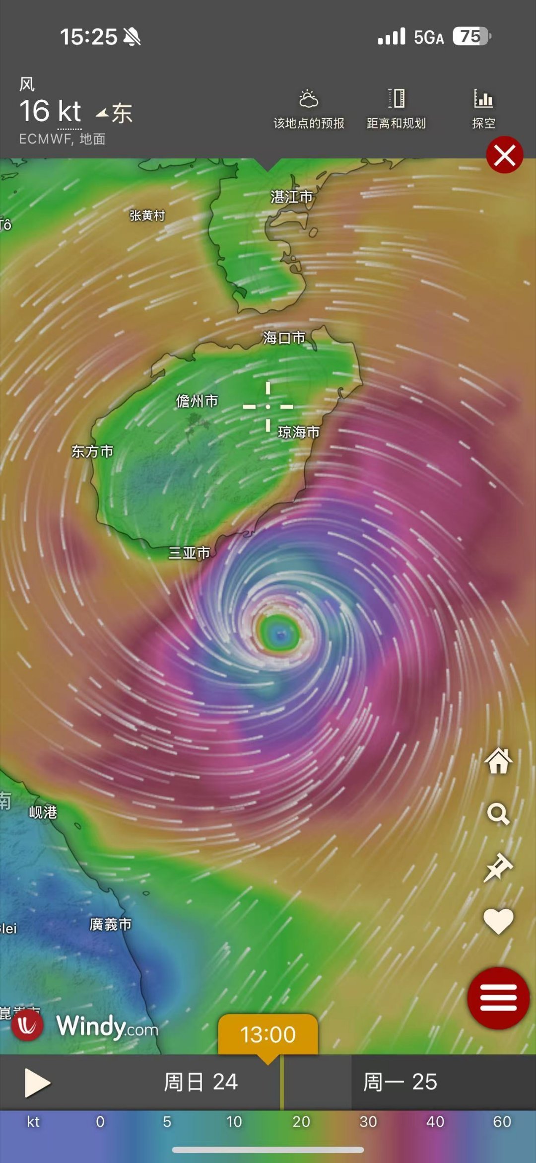 台风逼近果地了，今天拉起了大网保护果树。我们的芒果必须好好呵护[二哈] ​​​