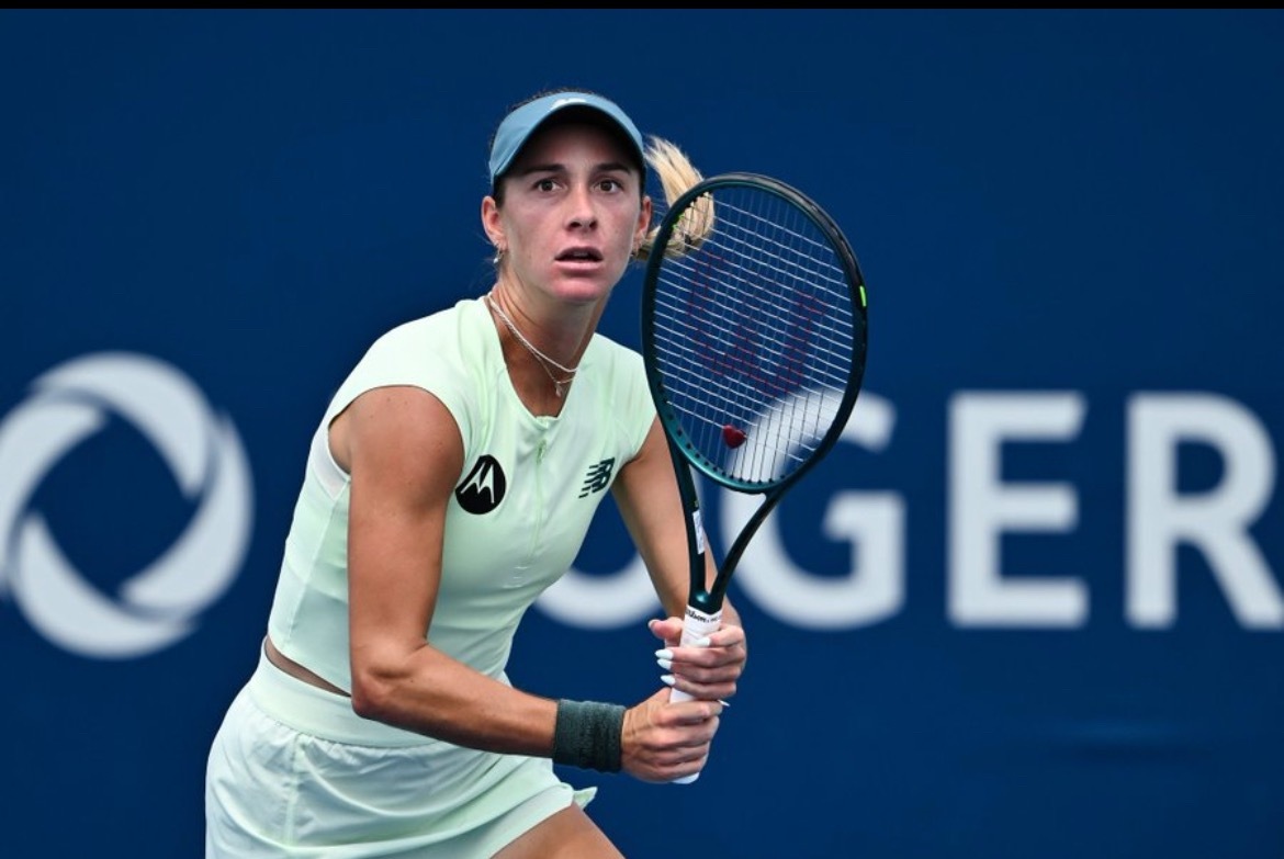 蒙特利尔WTA1000赛凯斯勒 7-6 (5) 6-4 击败安德烈耶娃，收获职业