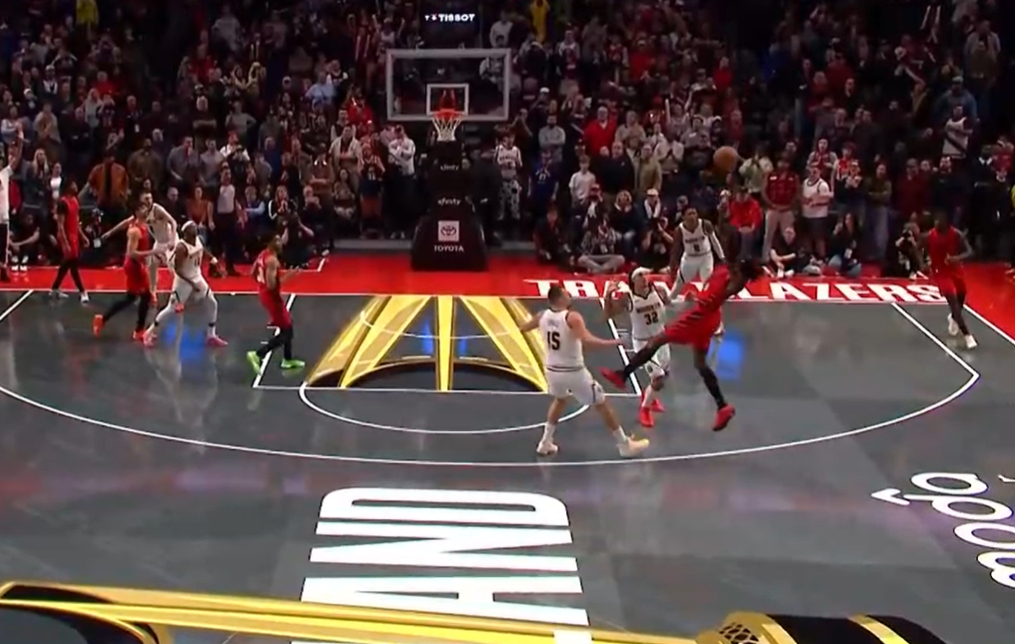 掘金vs开拓者  格兰特，两罚！会是绝杀吗？？？2025NBA杯 ​​​​波特兰