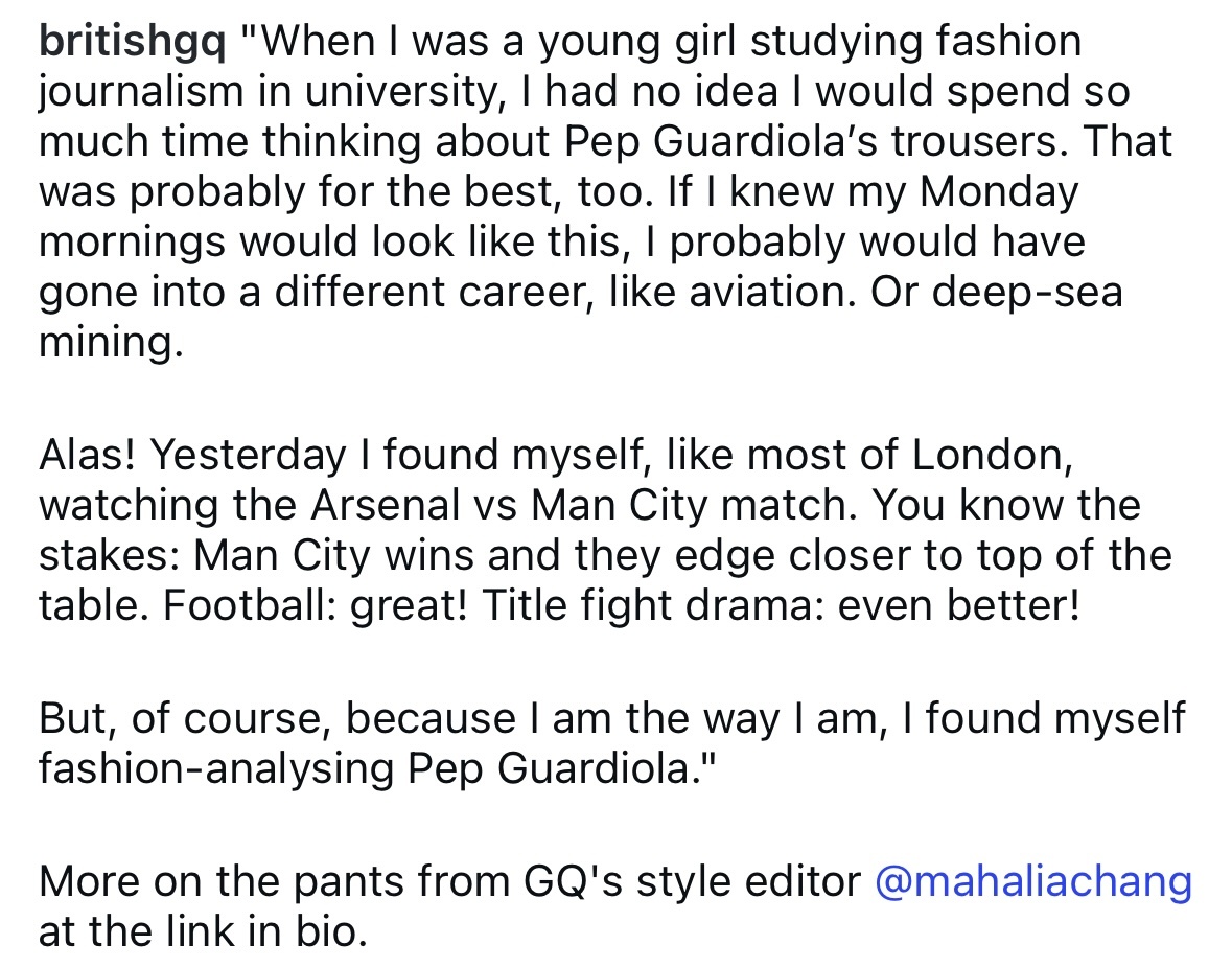 也不知怎么的，最近英国版《GQ》特别喜欢关注瓜的穿搭，这不又“吐槽”上了。照我说