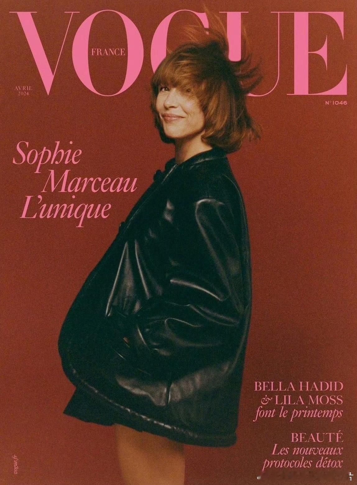 苏菲·玛索，《Vogue》杂志法国版四月刊写真 ​​​