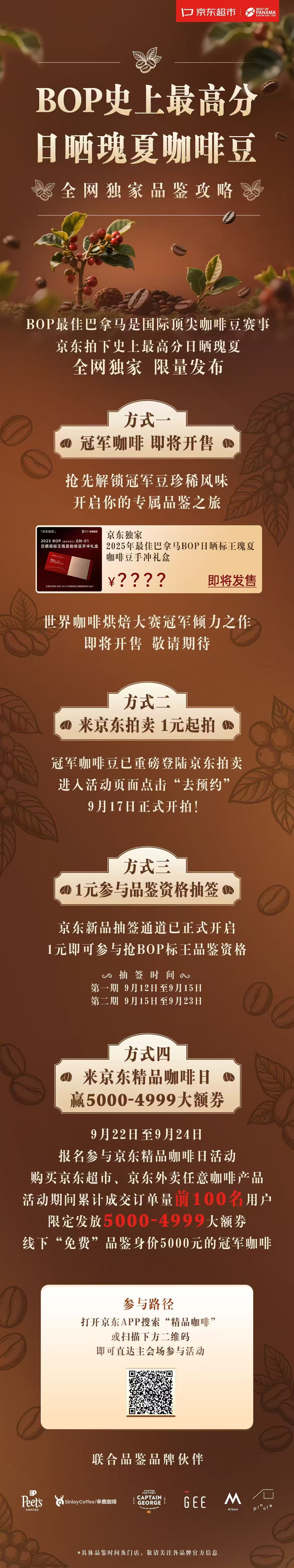 京东请你喝5000元一杯的咖啡 咖啡控有福了，身价5000元的BOP史上最高分日