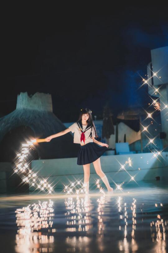 烟火和少女丨向神明许愿 为你洒下一片星光✨