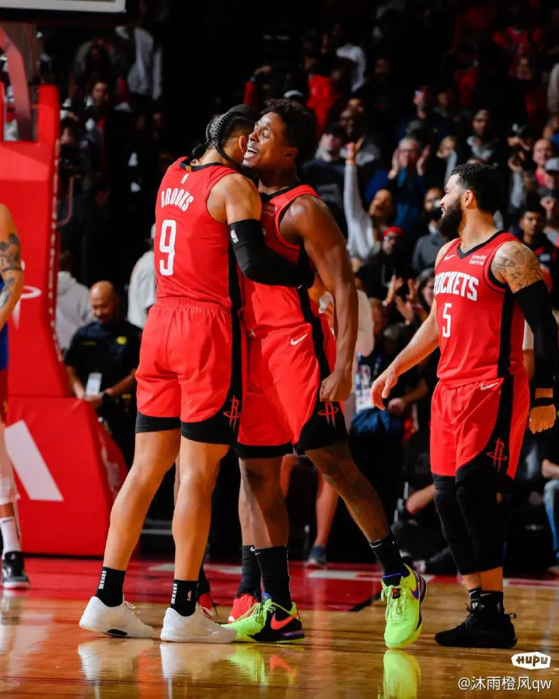 #火箭六连胜##火箭起飞了# ​​​力克卫冕冠军掘金豪取6连胜 ，大家对火箭本赛