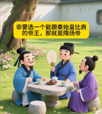 的帝王，那就是隋炀帝
秦始皇五次巡视全国，
隋炀帝七次巡视全国，往西最远到达张掖