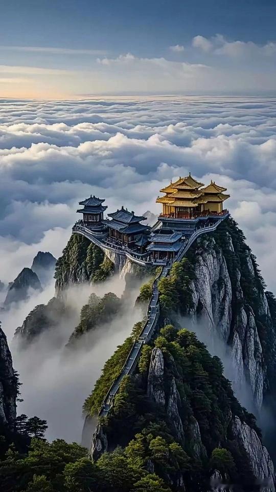 真心推荐六月去老君山看云海！这个月份云海出现概率超高，雨后转晴第二天清晨几率能到