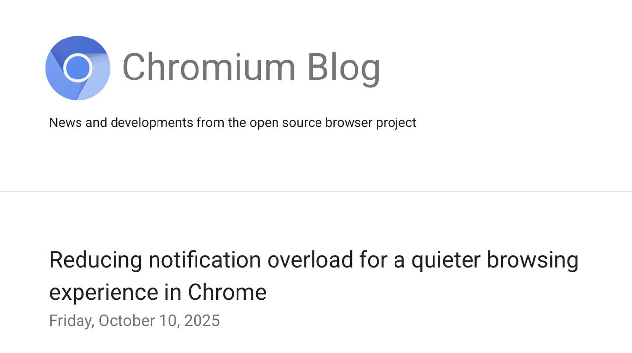 Chrome 要“自动撤销网站通知权限”了。

Google 宣布，Chromi