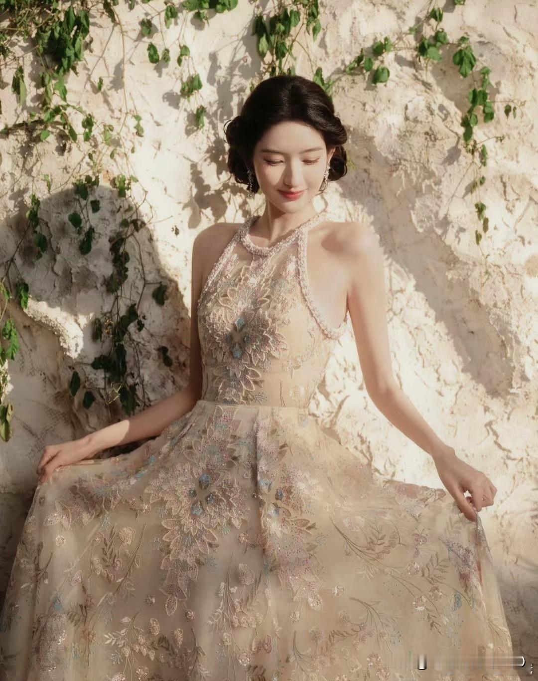 王玉雯法式梦幻花园里的仙女